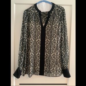 Tory Burch blouse with liner worn once